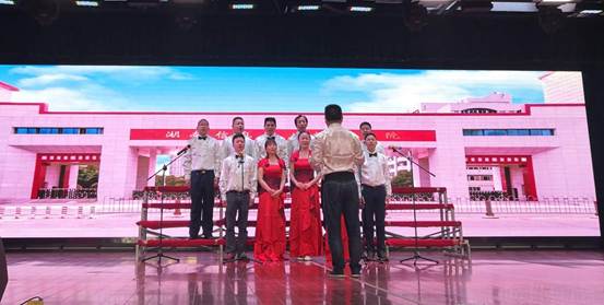 芙蓉学院教工党支部唱红歌比赛